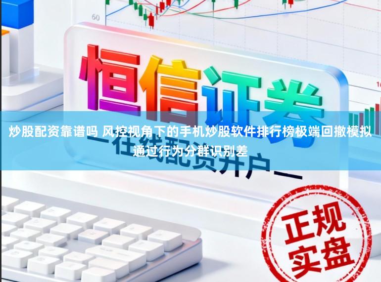 炒股配资靠谱吗 风控视角下的手机炒股软件排行榜极端回撤模拟通过行为分群识别差
