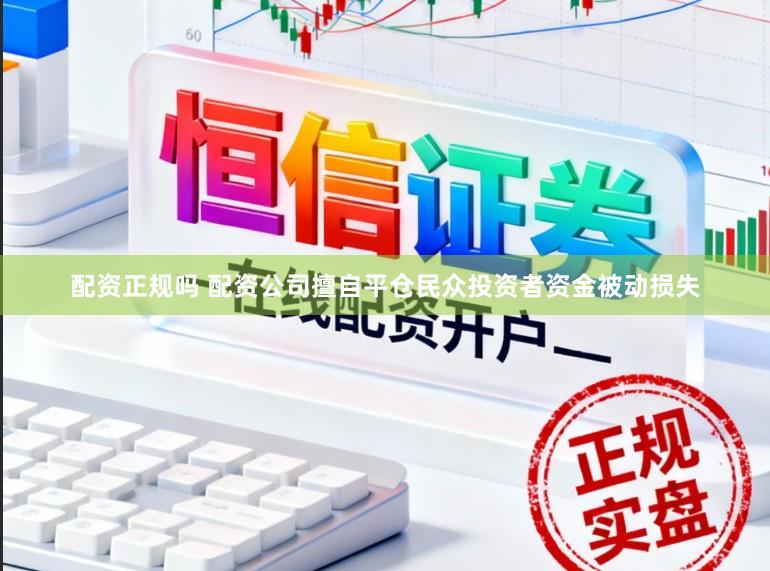 配资正规吗 配资公司擅自平仓民众投资者资金被动损失